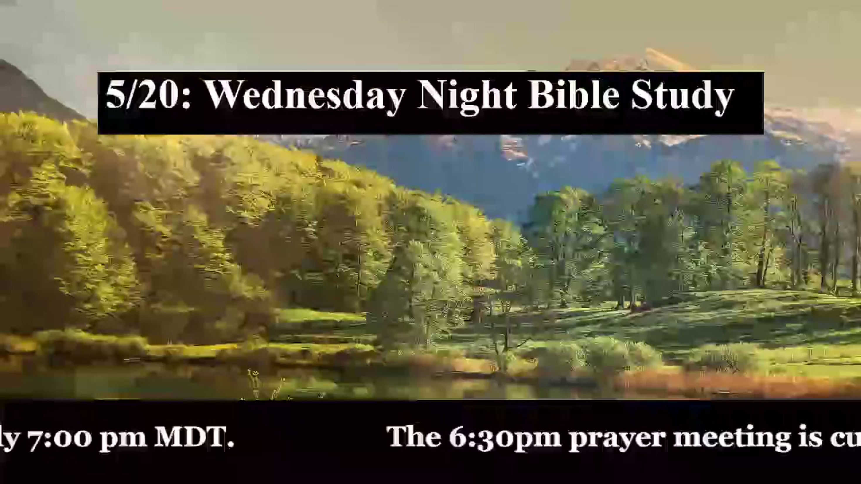 5/20: 1 Peter part 7 (2:1-10) - 7pmWed